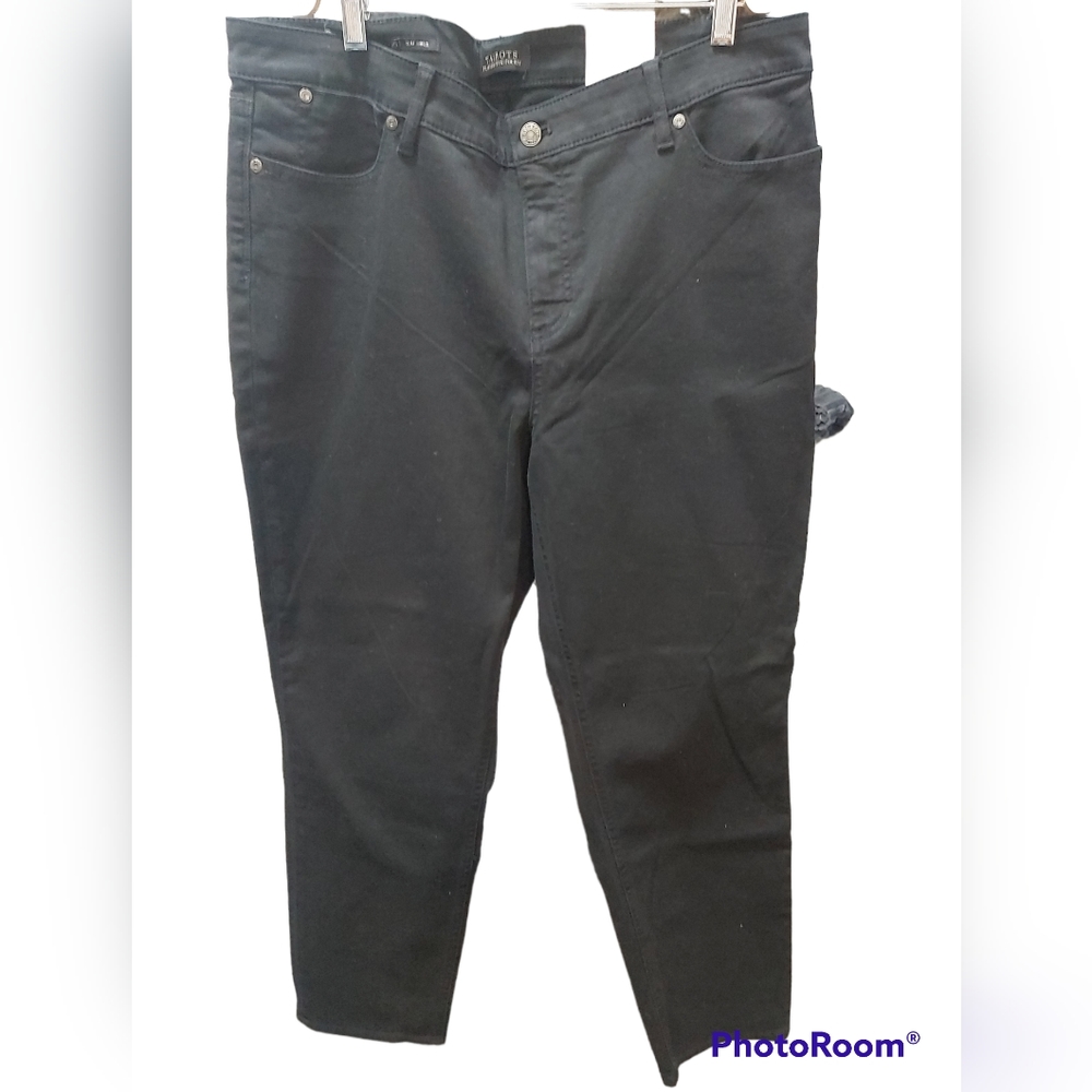 Talbots Black Straight Leg Jeans